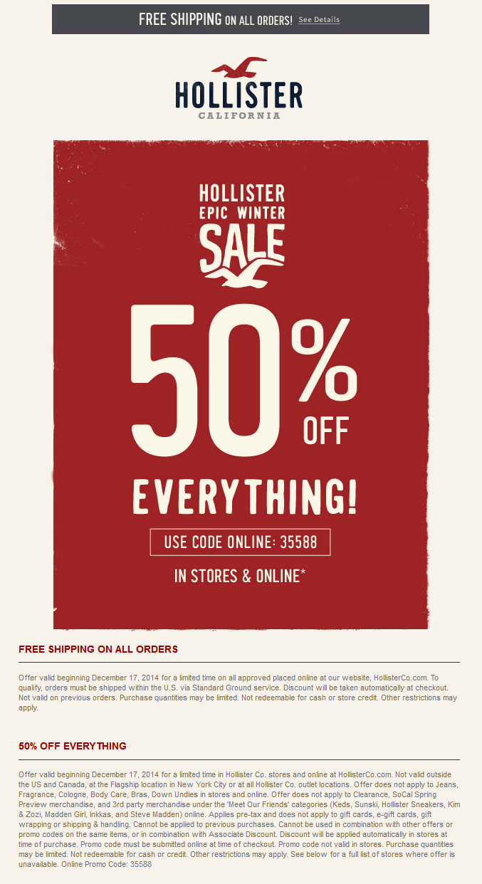 Hollister coupons clearance printable