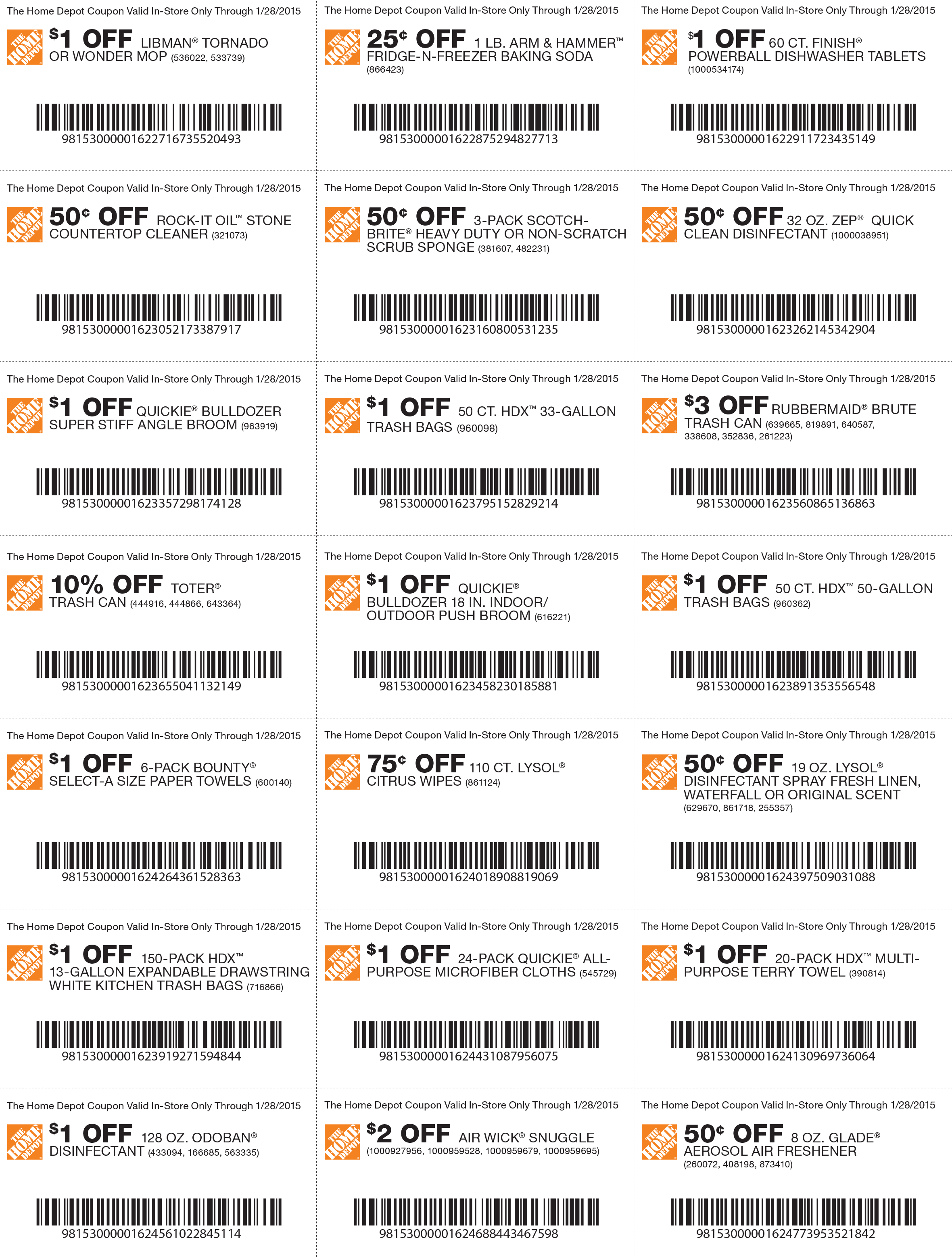 Home Depot Coupons