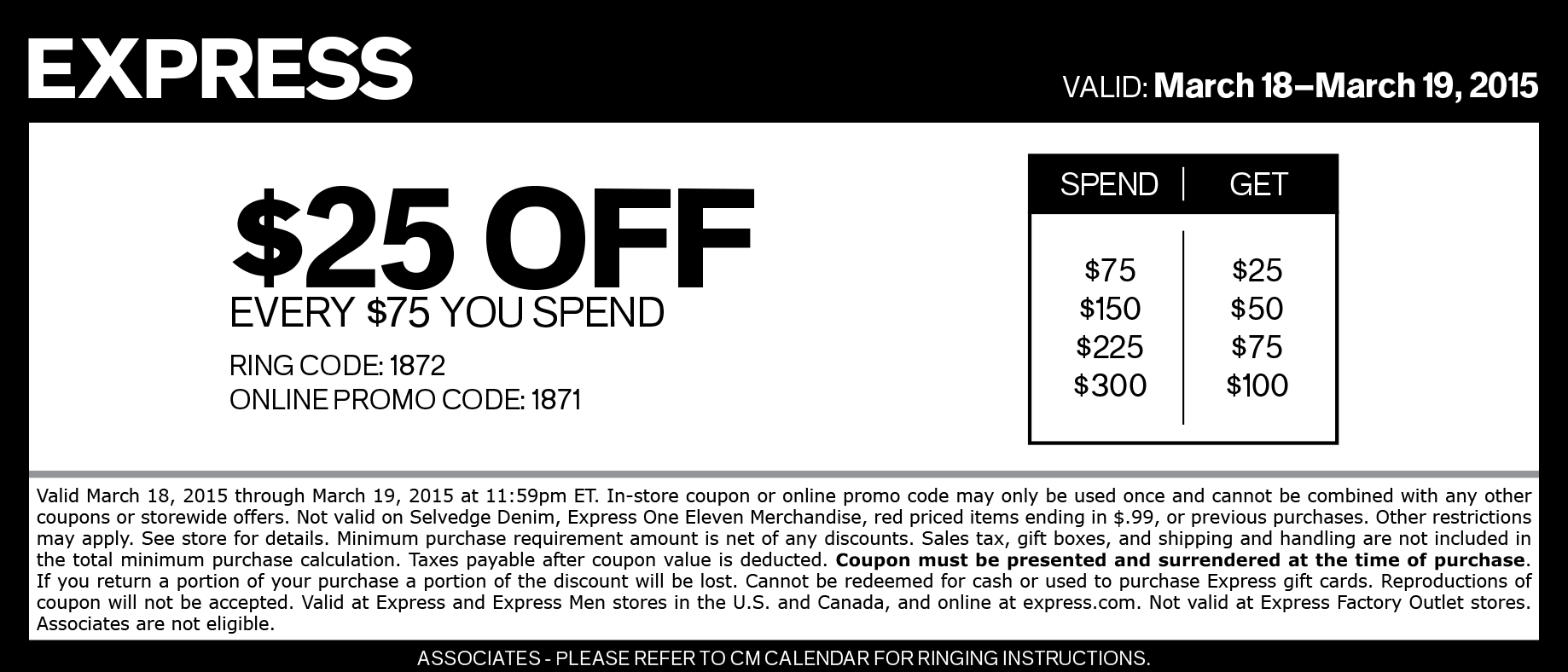 Express Coupons