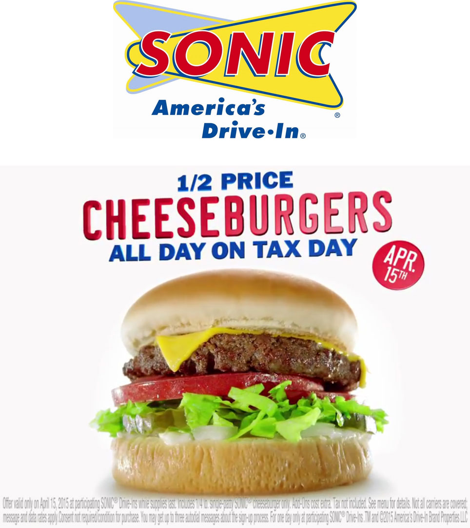 Sonic Drive-in Coupons - Two corn dogs for $1 buck the 22nd at Sonic ...